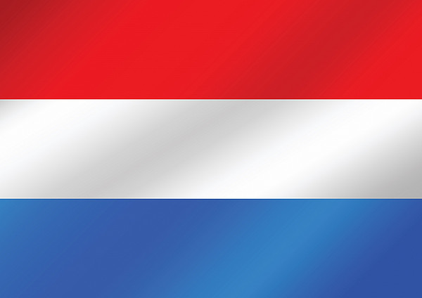 Nationalfahne der Niederlande (rot weiß blau)