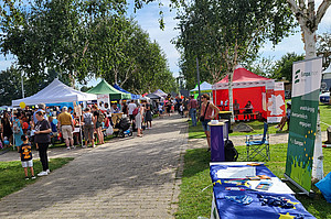 Informationsstand der EuropaUnion Herne auf dem Kanalfest 2024