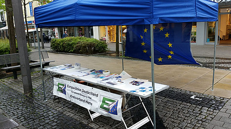 Infostand der Europa-Union