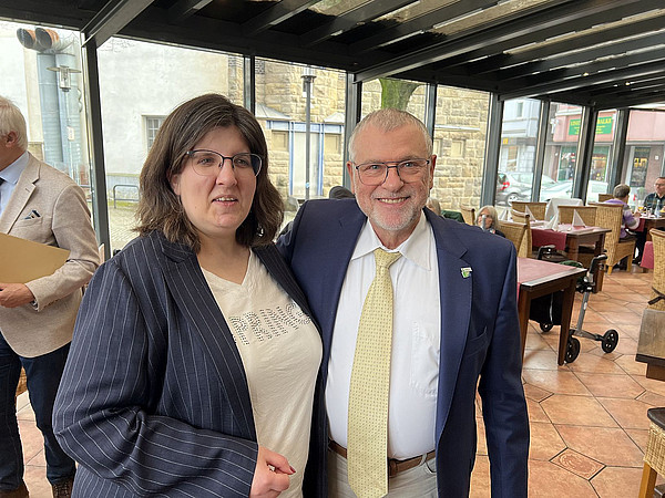 Julia Rimkus und Peter Wahl