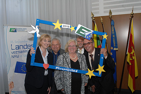 Mitglieder des Kreisverbands Herne auf der Landesversammlung